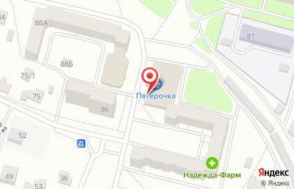 Супермаркет Пятёрочка на улице Богдана Хмельницкого на карте