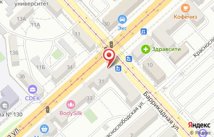 Пекарня Хлебничная на Рабоче-Крестьянской улице на карте