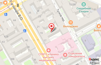 Подростковый клуб Чайка на метро Спортивная на карте