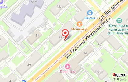 ООО Айс-Принт на улице Богдана Хмельницкого на карте