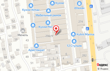 Мебельный магазин Корона в Советском районе на карте