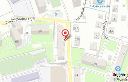 Магазин Первый комиссионный на улице Багратиона на карте