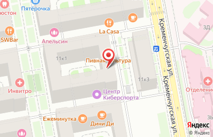 Супермаркет Перекрёсток на метро Площадь Александра Невского 2 на карте
