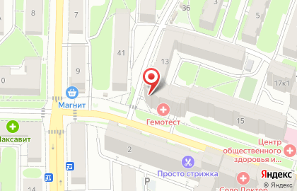 Магазин Текстильсеть на улице Билибина на карте