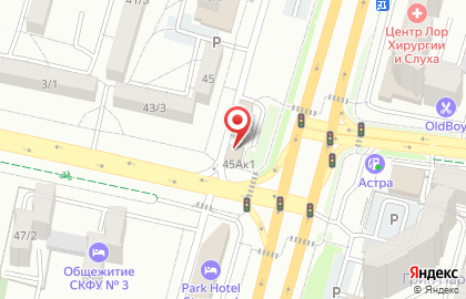 Автомойка Ниагара на улице Доваторцев на карте