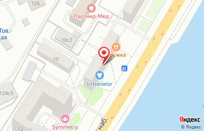 Пивной ресторан Кружка Паб на Бережковской набережной на карте