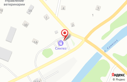 АЗС Синтез на Советской улице на карте