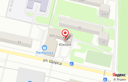 Библиотека №13 на улице Щорса на карте