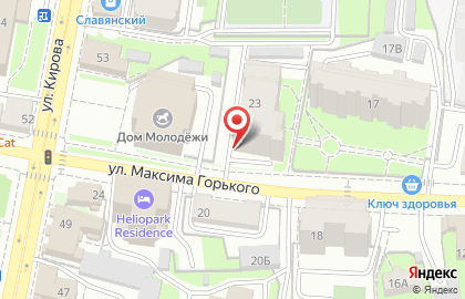 Клиника Медицина для Вас на улице Максима Горького на карте