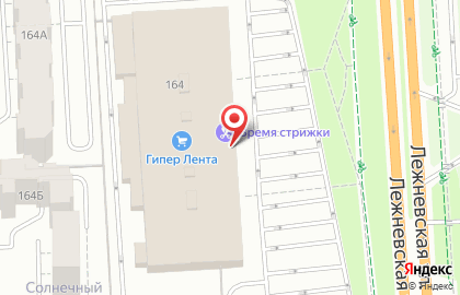 Сеть фирменных салонов и пунктов обслуживания МегаФон на Лежневской улице на карте