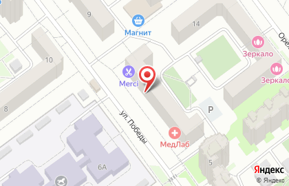 Строящиеся объекты Атомэнергострой на улице Победы на карте
