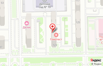 Медицинская лаборатория Гемотест на проспекте Анатолия Дериглазова на карте