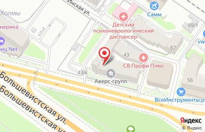 Новосибирский Центр Бетона на Большевистской улице на карте