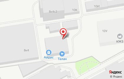 ТАЛАН на улице Генерала Хрулёва на карте