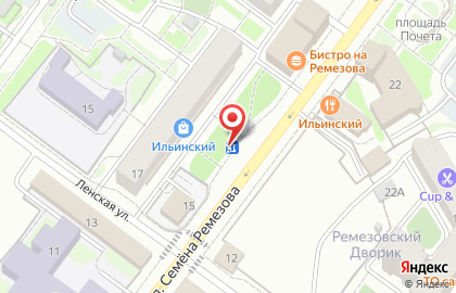 Цветочная лавка в Тобольске на карте