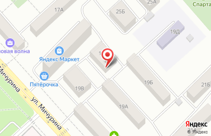Агентство недвижимости Эксперт на улице Мичурина на карте