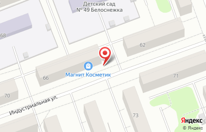 Пивной бар Беломорец на Индустриальной улице на карте