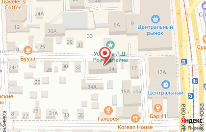 Торговая компания Ялма на улице Свердлова на карте