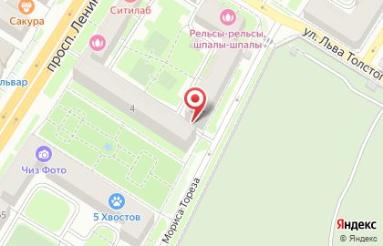 Служба приема граждан по Центральному району, Управление социальной защиты населения г. Тулы на карте