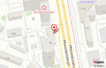 Комплексный центр социального обслуживания населения Верх-Исетского района г. Екатеринбурга на Московской улице на карте