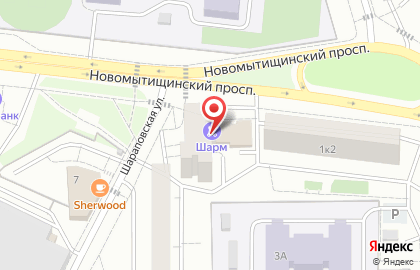 Салон красоты Шарм на Новомытищинском проспекте на карте