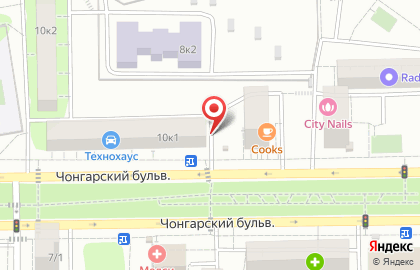 Булочная-кондитерская на Чонгарском бульваре на карте