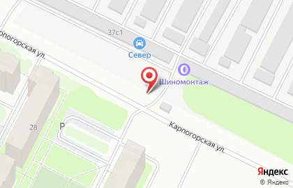 Шиномонтажная мастерская ШинпомоЩЬ в Архангельске на карте