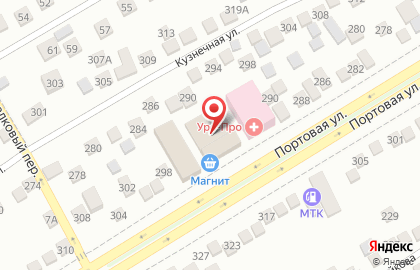 Аптека Эскулап на Портовой улице на карте