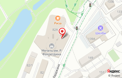 Продовольственный магазин в Альметьевске на карте