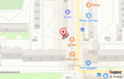 Магазин продуктов в Калининграде на карте