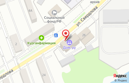 Оператор связи и телеком-решений Дом.ru Бизнес на улице Свердлова на карте
