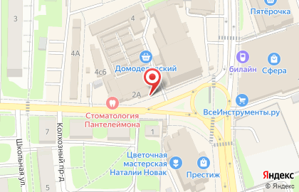 Цветочный магазин в Москве на карте