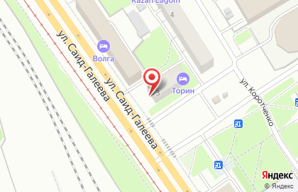 Хостел Заря в Казани на карте