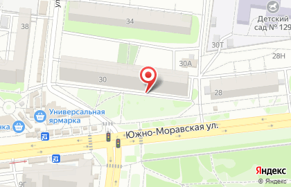 ООО Хоум Кредит энд Финанс Банк на Южно-Моравской улице на карте