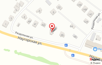 Бухгалтерская компания Проффинанс на Раздольной улице на карте