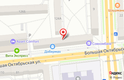 Славянский базар на Большой Октябрьской улице на карте