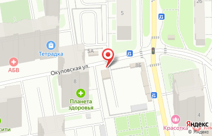 Мегамаркет разливного пива Добрый Эль на Окуловской улице на карте