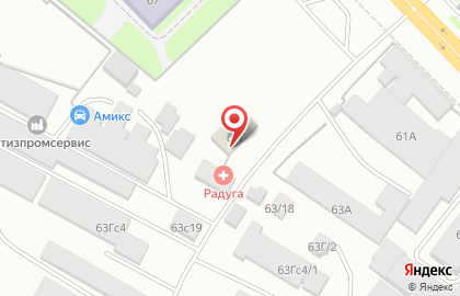 Магазин автозапчастей Герцог в Октябрьском районе на карте
