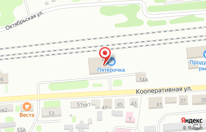 Магазин косметики и бытовой химии Магнит Косметик на Кооперативной улице на карте