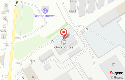 Банкомат Газпромбанк в Омске на карте