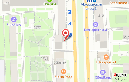 Ангажемент на Московском проспекте на карте