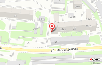 Агентство по банкротству Без долгов на улице Клары Цеткин на карте