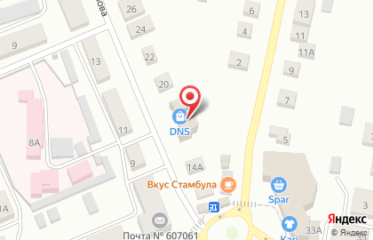 Цифровой супермаркет DNS в Нижнем Новгороде на карте