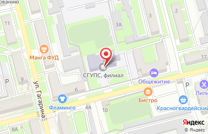 Техникум, СГУПС, Сибирский государственный университет путей сообщения на карте