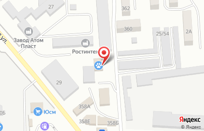 Ростовская областная станция по борьбе с болезнями животных с ПО в Дачном переулке на карте