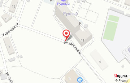 Московская горка на улице Москвина на карте