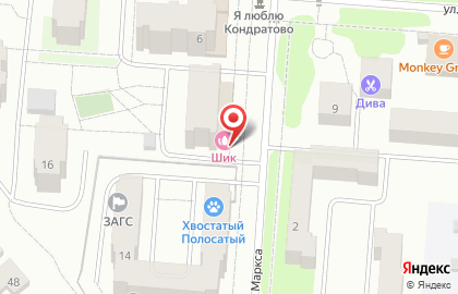 Парикмахерская ШиК на улице Культуры на карте