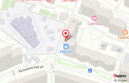 Магазин кондитерских изделий в Москве на карте