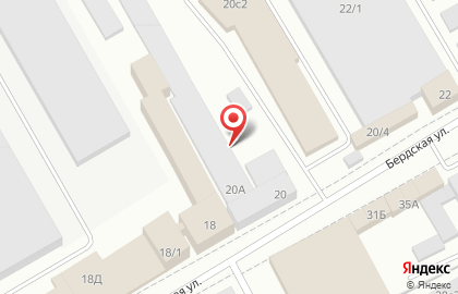 Торговая компания на Бердской улице на карте