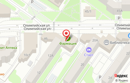 Магазин мясных полуфабрикатов Ермолинские продукты на Олимпийской улице на карте